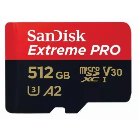 Карта памяти microSDXC UHS-I U3 SanDisk Extreme Pro,  512 Гб (SDSQXCD-512G-GN6MA)